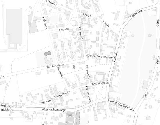 Mapa z adresem organizacji