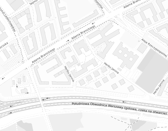 Mapa z adresem organizacji