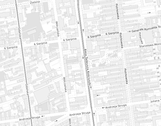 Mapa z adresem organizacji