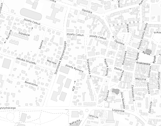 Mapa z adresem organizacji