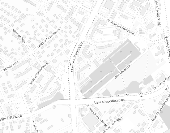 Mapa z adresem organizacji
