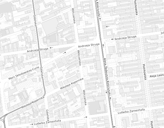 Mapa z adresem organizacji