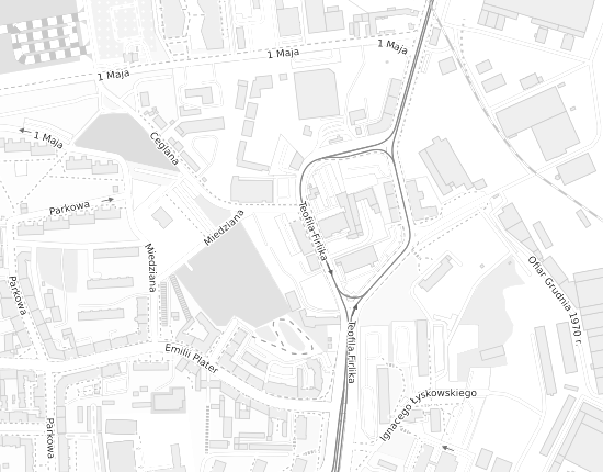 Mapa z adresem organizacji