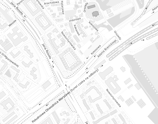 Mapa z adresem organizacji