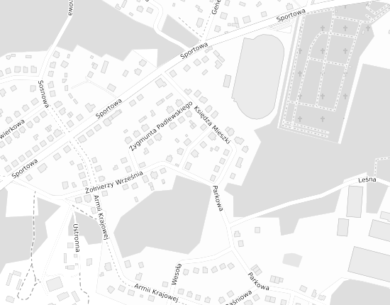 Mapa z adresem organizacji