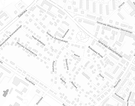 Mapa z adresem organizacji