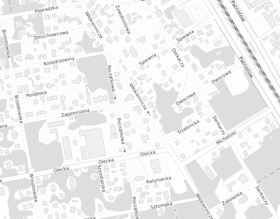Mapa z adresem organizacji