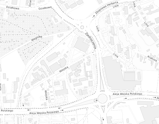 Mapa z adresem organizacji