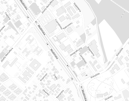 Mapa z adresem organizacji