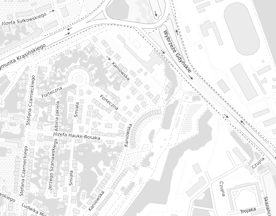 Mapa z adresem organizacji