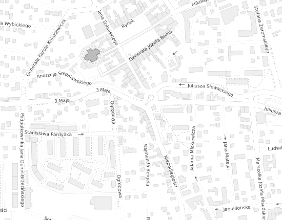 Mapa z adresem organizacji