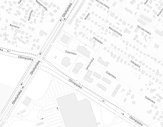 Mapa z adresem organizacji