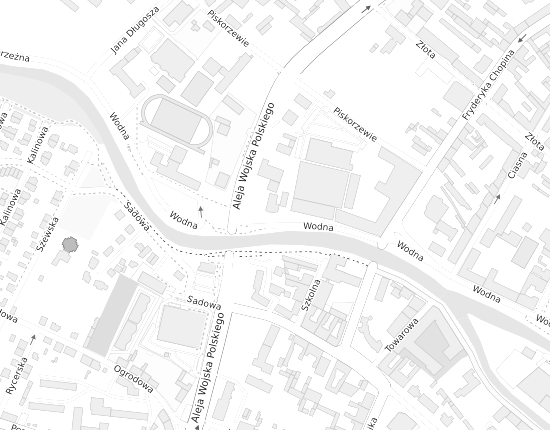 Mapa z adresem organizacji