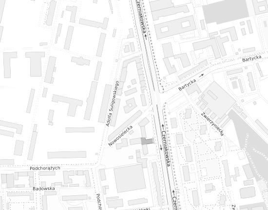 Mapa z adresem organizacji