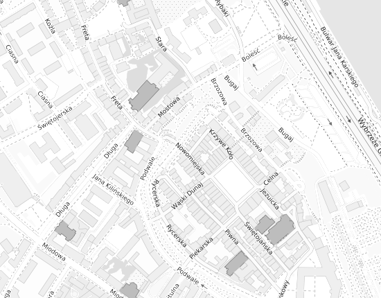 Mapa z adresem organizacji