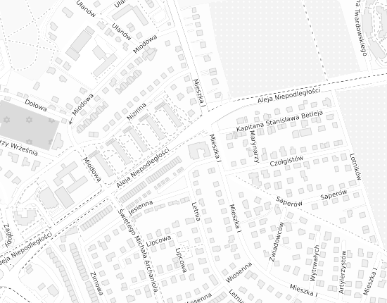 Mapa z adresem organizacji