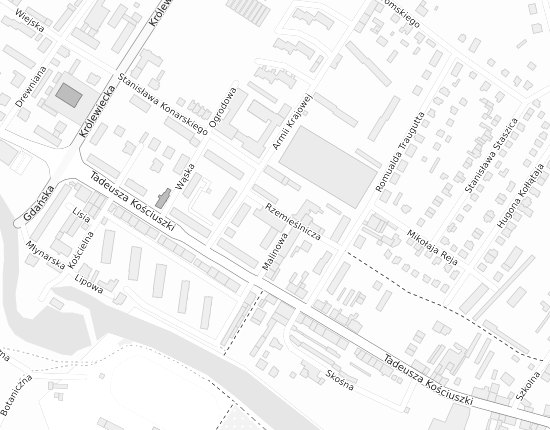 Mapa z adresem organizacji