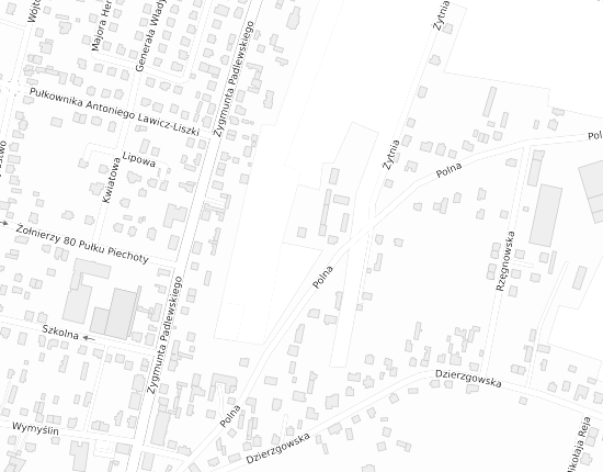Mapa z adresem organizacji
