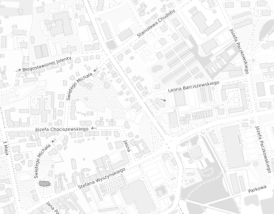 Mapa z adresem organizacji