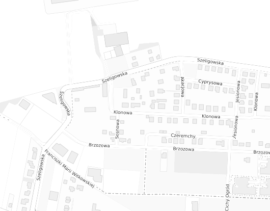 Mapa z adresem organizacji
