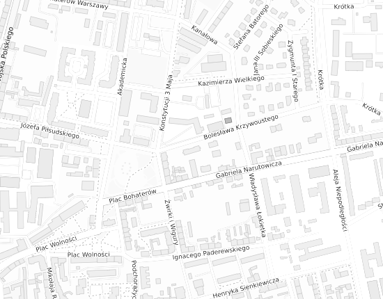 Mapa z adresem organizacji