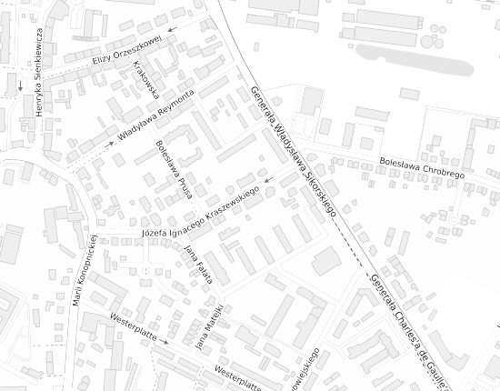 Mapa z adresem organizacji