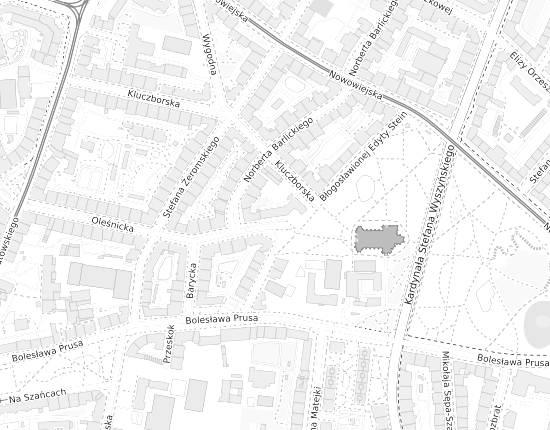 Mapa z adresem organizacji