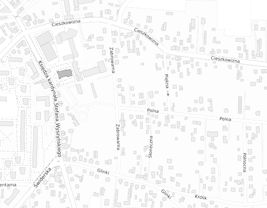 Mapa z adresem organizacji