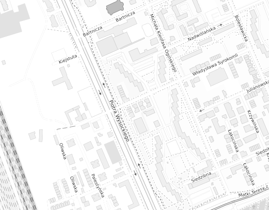 Mapa z adresem organizacji
