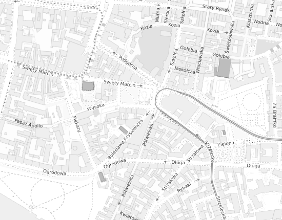 Mapa z adresem organizacji