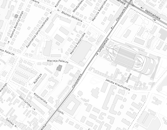 Mapa z adresem organizacji