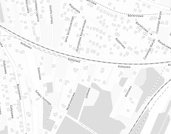 Mapa z adresem organizacji