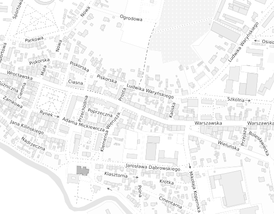 Mapa z adresem organizacji