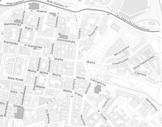 Mapa z adresem organizacji