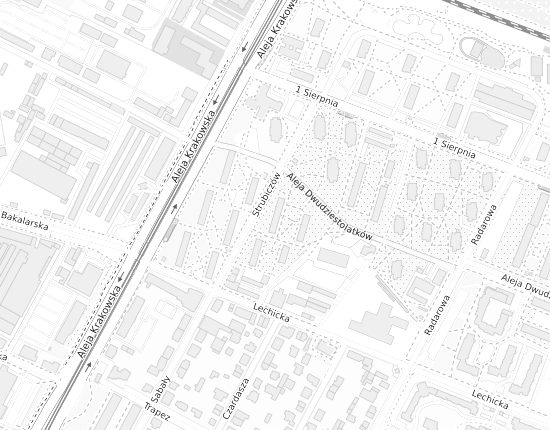 Mapa z adresem organizacji
