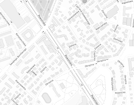 Mapa z adresem organizacji