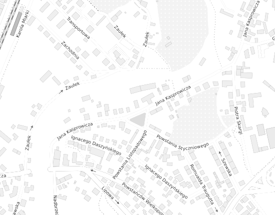 Mapa z adresem organizacji