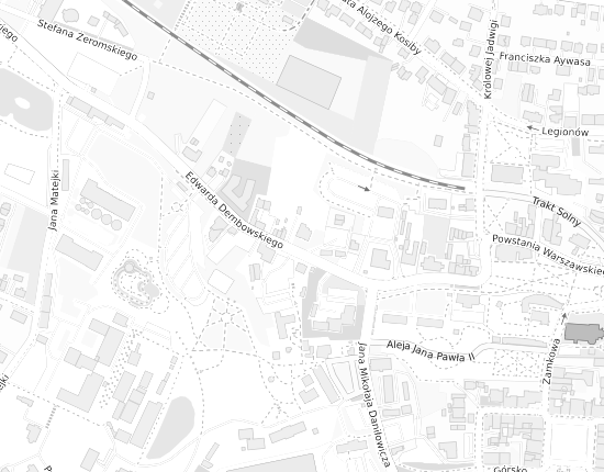 Mapa z adresem organizacji