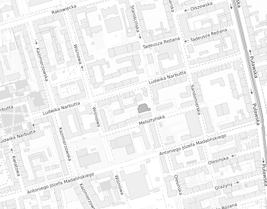 Mapa z adresem organizacji