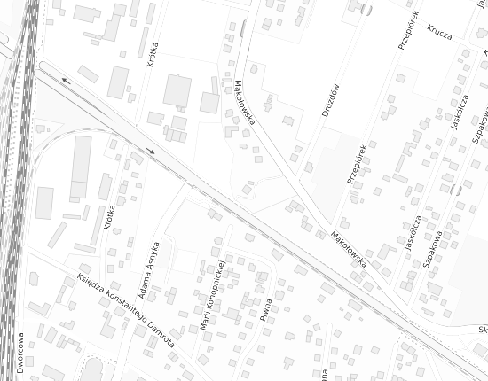 Mapa z adresem organizacji