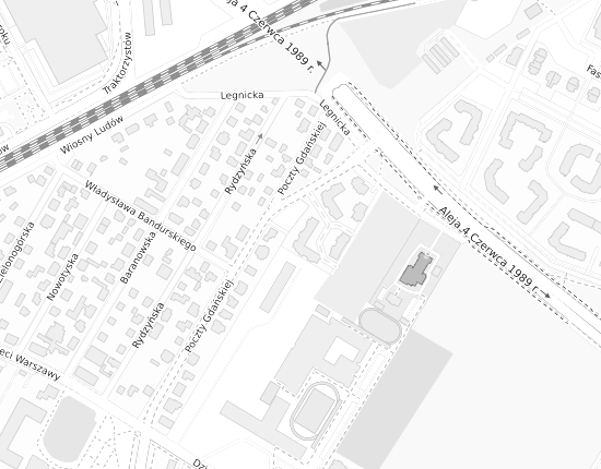 Mapa z adresem organizacji