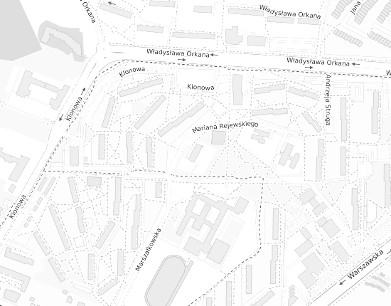 Mapa z adresem organizacji