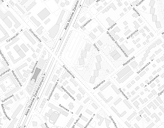 Mapa z adresem organizacji