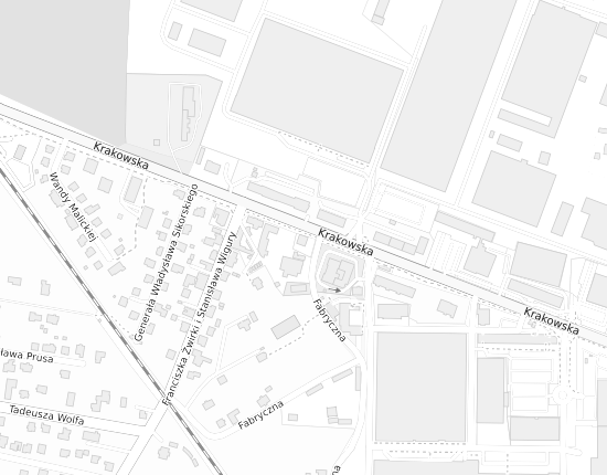 Mapa z adresem organizacji