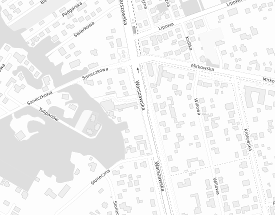 Mapa z adresem organizacji