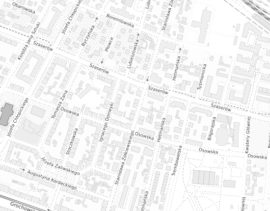 Mapa z adresem organizacji