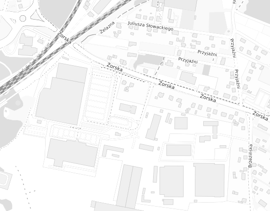 Mapa z adresem organizacji
