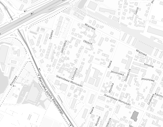 Mapa z adresem organizacji