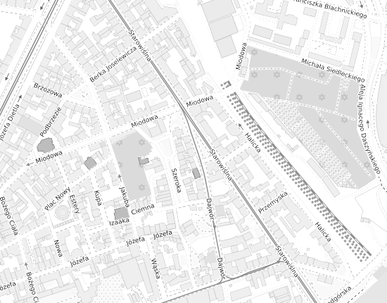 Mapa z adresem organizacji