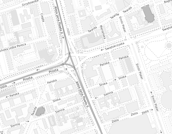 Mapa z adresem organizacji